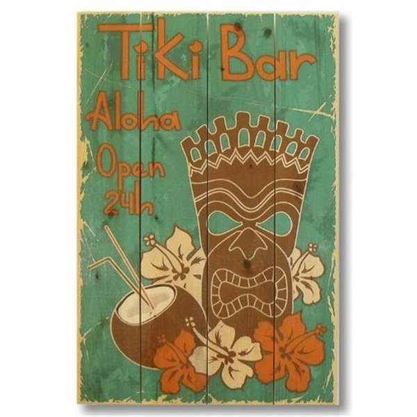 Wile E. Wood Wile E. Wood WTBA1420 14 x 20 Tiki Bar Wood Art WTBA1420